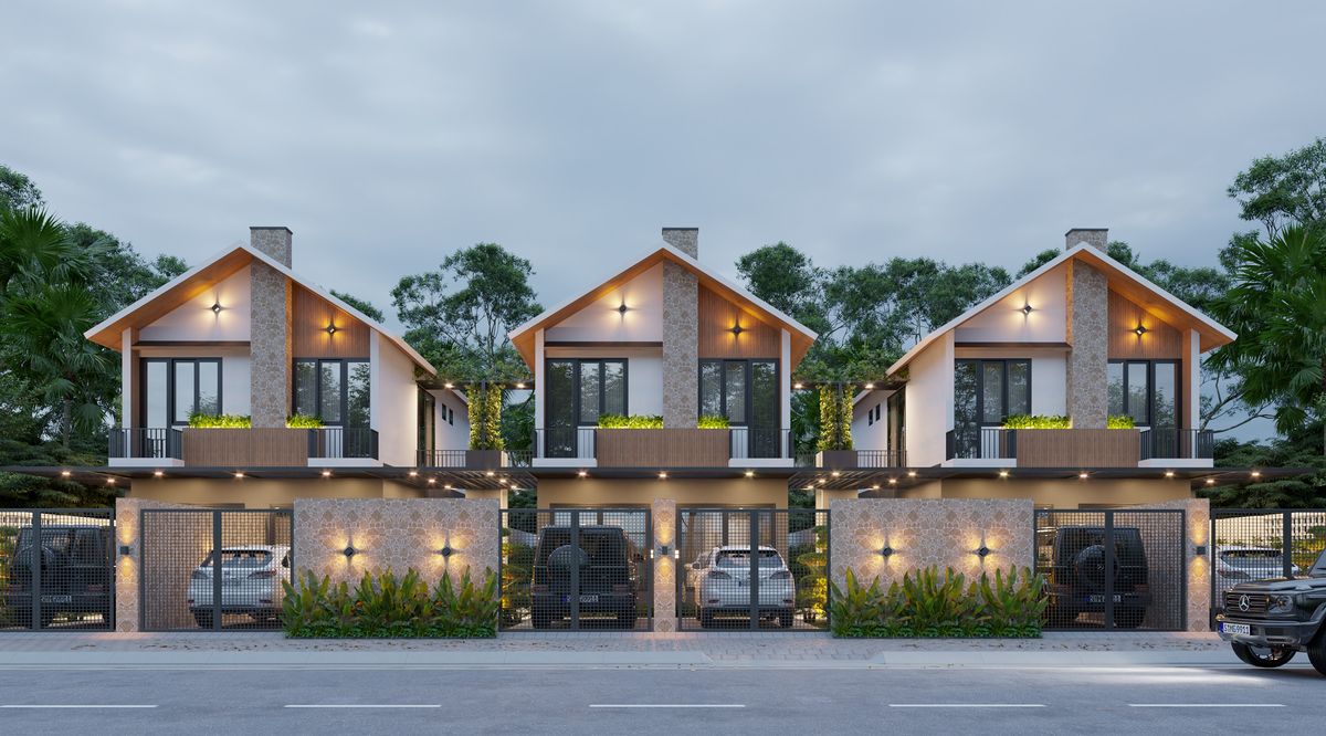 Phối cảnh nhà phố mẫu 2